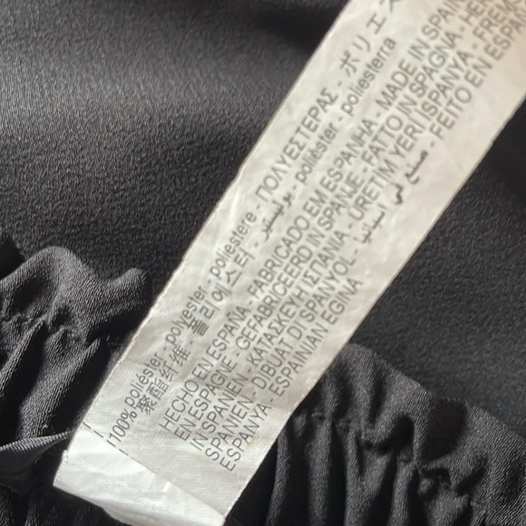 Zara Black Drawstring Trousers - Picture 9 of 11